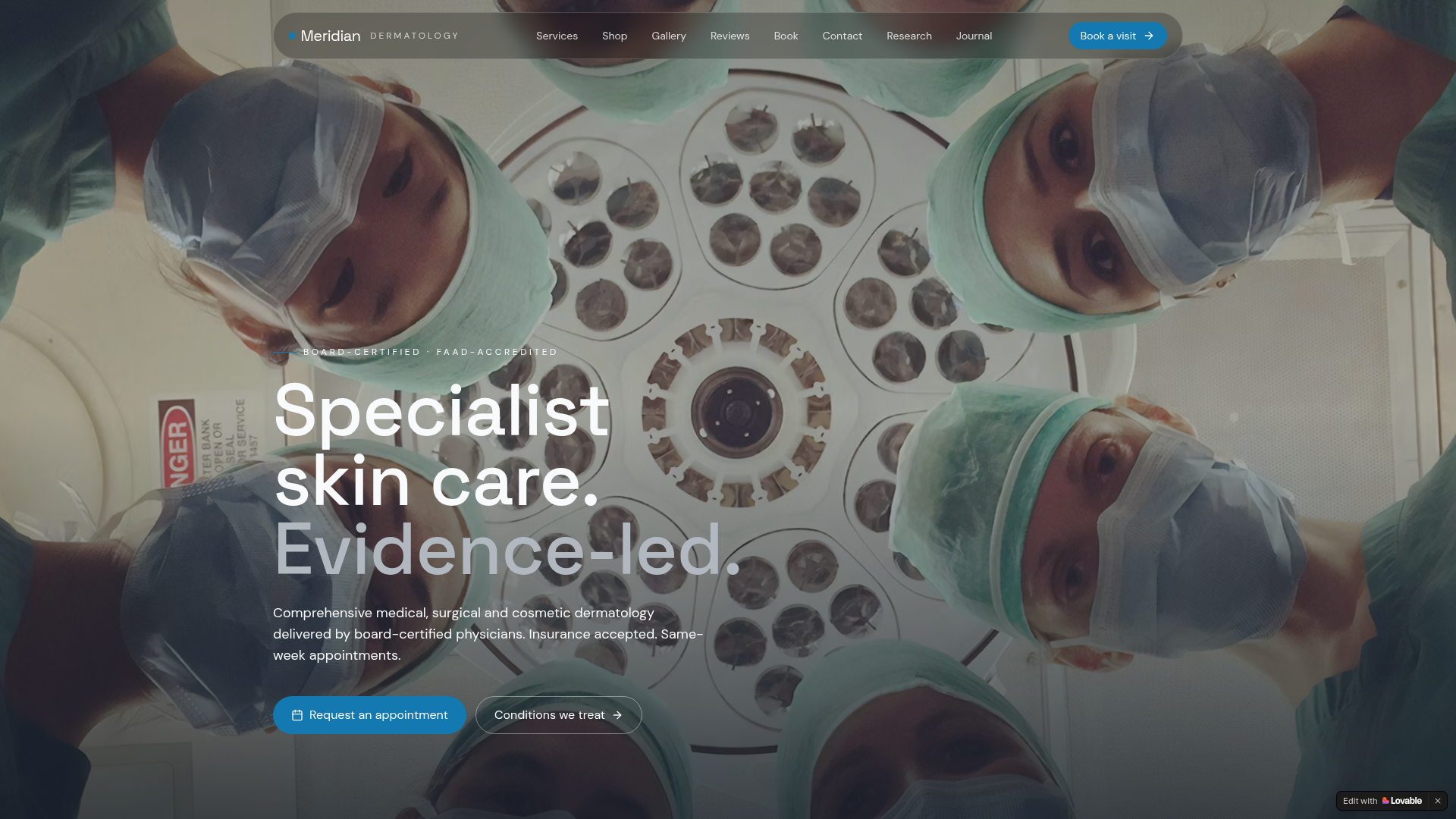 Meridian Dermatology by NepTech Solutions